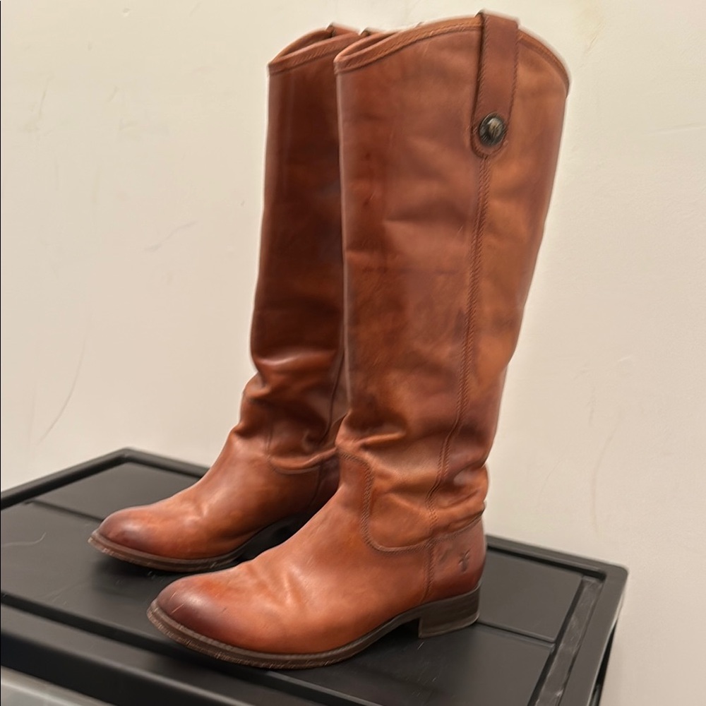 Frye Melissa Button tall riding boots - Picture 3 of 6